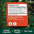 ForestLeaf Liposomal Vitamin C 1400mg Capsules | High Dose Vitamin C Liposomal Supplement w Coconut Oil Fatty Acids | Fast Absorption | Immune Support, Antioxidant, Collagen Production | 120 Vegan Cap