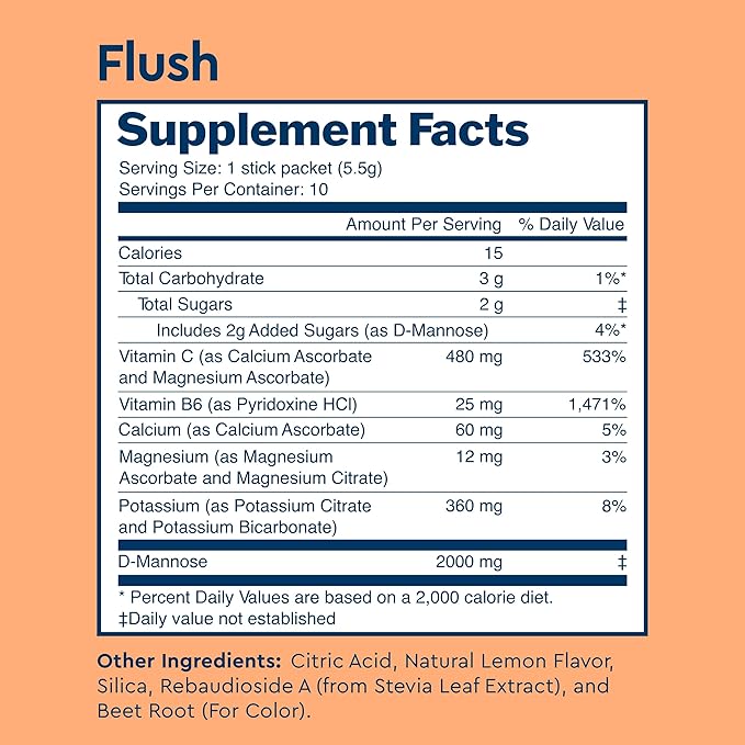 Uqora Flush (Pink Lemonade, 10 Packets) & Defend (60 Capsules) Bundle - Support Urinary Tract* with D-Mannose, Vitamin C & More - Support Bladder Health & Cleanse Biofilm* with D-Mannose & More