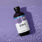VIMERGY USDA Organic Zinc Supplements for Women & Men (7.5mg Liquid Zinc Per Serving) Fast-Absorbing Immune Support, Promotes Healthy Bones & Skin, Vegan, Up to 120 Servings (240mL)