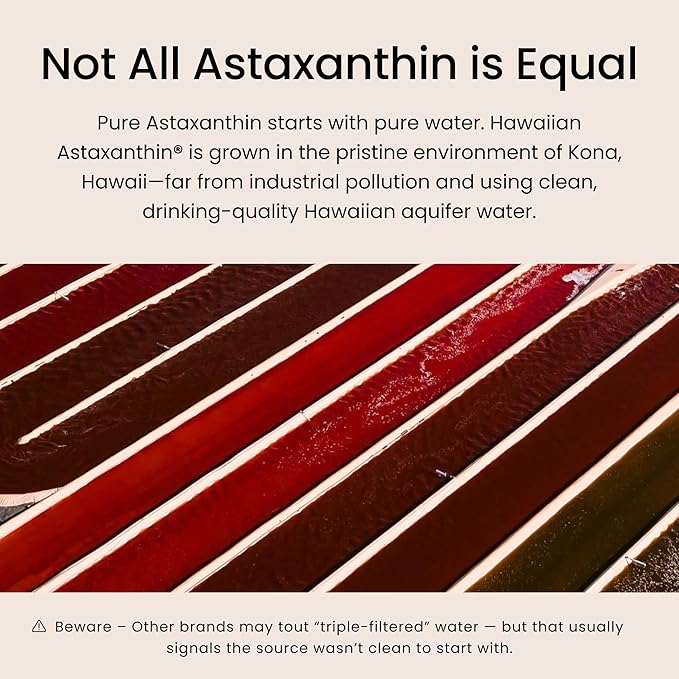 Nutrex Hawaii BioAstin Hawaiian Astaxanthin - 4mg, 60 Softgels - Farm-Direct Premium Antioxidant Supplement to Support Eye, Skin, Joint & Immune System Health - Non-GMO & Gluten-Free