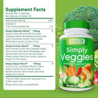 Simply Nature's Pledge - Made with Whole Food Superfoods, Packed with Beta Carotene & 18 Different Vegetables - 100% Soy Free (90 Count (Pack of 3))