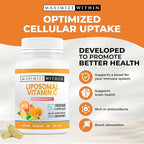 Liposomal Vitamin C Capsules - Enhanced Absorption, 60 Count