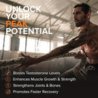 Peak Potential 12-in-1 Testosterone Support for Men – Fenugreek, Ashwagandha & Tongkat Ali – Natural Strength, Energy & Muscle Builder – 90 Capsules