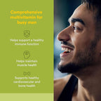 Natural Factors Whole Earth & Sea Men's Multivitamin & Mineral - Daily Health Supplement for Men Under 50 - Vegan, Non-GMO & Gluten-Free - 120 Tablets (60 Servings)