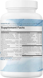 Micro Ingredients Pure Methylated Multivitamin for Men, 240 Capsules | 30 Essential Nutrients with Activated B Complex & Methylfolate + Saw Palmetto, Ginseng, Maca, Lycopene, Vitamin D3 & Zinc
