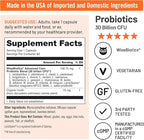 NatureWise Max Probiotics for Women & Men - 30 Billion CFU 18 Strains With Prebiotics - For Gut & Digestive Health - Delayed-Release Capsules, Gluten Free - 60 Capsules[2-Month Supply]