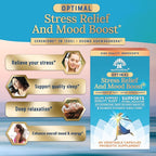 Nutricelebrity Optimal Stress Relief Supplement, Mood Support, Sleep Aid, Ashwagandha Organic, KSM-66, Brain Focus, Probiotics for Women, Gut Health, Vegan Non GMO 60 Days Supply