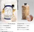 Nootropics Depot Lions Mane Mushroom Capsules | 8:1 Whole Fruiting Body Dual Extract | 500mg | 180 Count | Hericium erinaceus