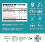 Zahler AllerBreez Immune System Support Formula with Vitamin C, Quercetin, Vitamin B5, MSM & Stinging Nettle - Seasonal & Year-Round Immune Support Supplement, Dhist Allergy Supplement (90 Capsules)