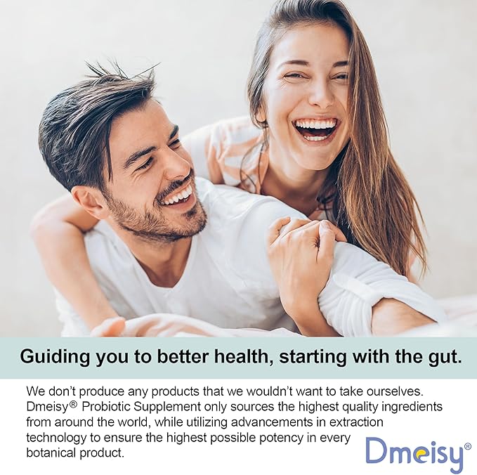 Probiotics for Women and Men, 300 Billion CFU 24 Strains Probiotics + 15 Organic Herbs Prebiotics Blend, Shelf Stable Gut Health Supplement for Digestive Immune & Whole-Body Health, 4 Month Supply