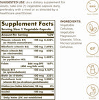 Solgar B-Complex "100", 50 Vegetable Capsules - Nervous System Support - Supports Energy Metabolism - Non-GMO, Vegan, Gluten Free, Dairy Free, Kosher - 50 Servings