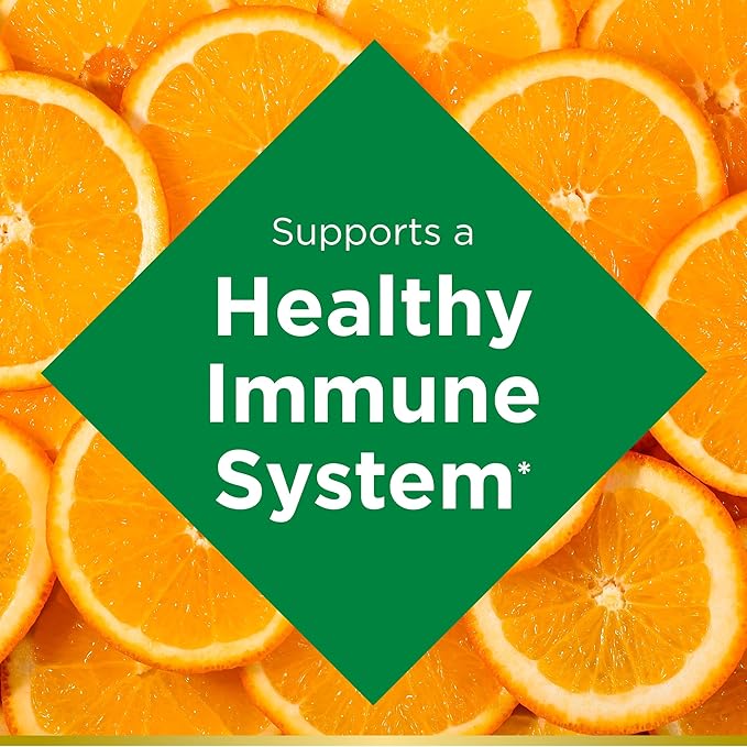 Nature's Bounty Vitamin C + Rose HIPS,Immune Support,1000mg Vitamin C,Coated Caplets,1 Serving per Day,Vegetarian Caplets,100 Ct,(Pack of 2)