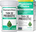 Physician's CHOICE Probiotics for Weight Management & Bloating - 6 Probiotic Strains - Prebiotics - Key ingredient Cayenne - Supports Gut Health - Weight Management for Women & Men - Green Tea - 60 CT