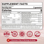 Maca Root Filled Gummies 2000mg for Women Men | Sugar Free | Organic Black, Red, Yellow Maca Root Supplement Gummy Chews with Ashwagandha Ginseng & Zinc | Vegan, Non-GMO, Grapefruit Flavor, 60 Count