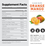 KAGED Clean Burn | Thermogenic Fat Burner Powder | CaloriBurn GP, L Carnitine, Coconut Water | Boost Metabolism, Energy, Focus | Orange Mango