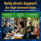 1 Body Brain Support Supplement with Alpha GPC and Lion's Mane Extract, 90 Capsules, Twin Pack