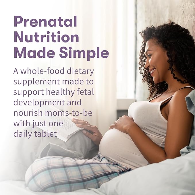 Garden of Life Organics Prenatal Vitamin: Folate for Energy & Healthy Fetal Development, Non-constipating Iron, Vitamin C, B6, B12, D3 – Organic, Non-GMO, Gluten-Free, Vegan, 30 Day Supply (Pack of 6)