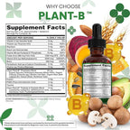 Vitamin B Complex Liquid Drops Plant-B by Clean Nutra
