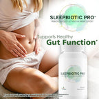 Sleepbiotic Pro - Multi-Strain Probiotic Sleep Support - Aid Gut Health & Immune Support - Promote Relaxation & Sleep Quality with Premium Probiotics - Lactobacillus & Bifidobacterium - 40 Billion CFU