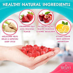 Melatonin Gummies - 10 mg Dietary Supplement - Strawberry Flavored - 120 Vegan Gummies - by NextGenU