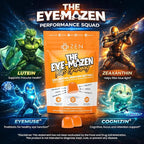 The Eye-Mazen Kids Gummy Eye Vitamins for Vision and Eye Health - Lutein and Zeaxanthin Supplements for Eyes with Omega 3 & Vitamin A - Eye Supplements for Kids