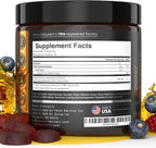Peak Revival Shilajit Gummies with Manuka Honey - Promotes Optimal Recovery, Increases Energy & Endurance, Mixed Berry Flavor, 100mg per Serving, 60 Count (30 Servings)