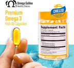 No more Omega 3 fish oil Oxidation Problem, We solved it with Cold-Packed for Freshness & Potency. Triple Strength, Chilled, Heavy Metal Free Omega 3 Supplement for Heart & Brain Support, 100 Softgels