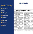 Puritan's Pride One Daily Men's Multivitamin, Dietary Supplement to Support Heart and Male Reproductive Health with Vitamin A, C, D, E, and Zinc, 3 Month Supply, 100 Count*