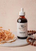 Hodgins Harvest Organic Cordyceps Mushroom Fruiting Body Extract Tincture - Extra Concentrated Dual Extract Supplement - Mushrooms for Energy Support - USDA Certified Organic - 4 fl oz