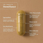 Ultra Life Sport StemHance – Cellular Renewal & Healthy Aging Supplement with Vahonona, Spermidine, Resveratrol, Sea Buckthorn, Green Tea, Vitamins D3, K2, B Complex – 120 Capsules