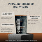 FORGEBODY® Beef Organ Complex Capsules [1 Month] - 100% Grass Fed Beef Organ Supplement with Blend of Liver, Heart, Bone Marrow, Pancreas & Testicles - Supports Body Health & Brain Function (Non-GMO)