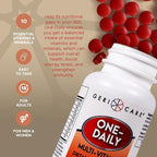 GeriCare One-Daily Multi-Vitamin Tablets Dietary Suplement 100 Count (Pack of 1)