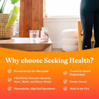 Seeking Health B Complex Plus - Vitamin B Complex Supplement with Choline & Riboflavin - Supports Brain Health, Digestion, & Energy - 100 Capsules
