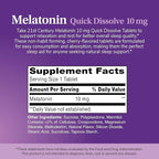 21st Century, Melatonin Quick Dissolve Tablets 10 mg, White, Cherry, 120 Count
