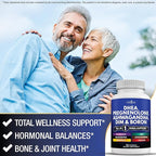 NEW AGE DHEA Supplement - Pregnenolone for Men & Women with DIM, Ashwagandha, Boron, Calcium, Magnesium, Zinc, Vitamin D3 5000iu - Support Capsules - 60 Count
