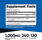 Nutricost HMB (Beta-Hydroxy Beta-Methylbutyrate) 1000mg (240 Capsules) - 500mg Per Capsule, 120 Servings - Gluten Free and Non-GMO (Pack of 2)