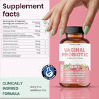 Women’s Vaginal Microflora Probiotic Complex | Everyday Freshness & Comfort Formula | 12-in-1 Blend with Cranberry, D-Mannose & Hibiscus | Third-Party Tested, cGMP Facility, Vegan, Non-GMO, 60 Caps