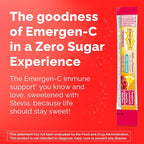 Emergen-C Zero Sugar 1000 mg Vitamin C Powder for Daily Immune Support Caffeine Free Vitamin C Supplements with Zinc & Manganese,B Vitamins&Electrolytes, Raspberry Lemonade Flavor 36 Count(Pack of 2)