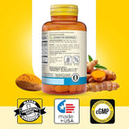 MASON NATURAL Magnesium & Vitamin D3 with Turmeric, 180,Day Supply, Dietary Supplement for Daily Wellness Support, 60 Tablets (Pack of 3)