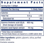 Life Extension Mega GLA Sesame Lignans, Omega-6 Fatty acids to Promote a Healthy inflammatory Response, Gluten Free, Non-GMO, 30 softgels