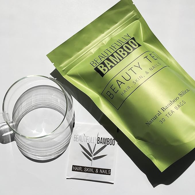 [Beautifully Bamboo] Silica Rich Bamboo Tea for Hair, Skin, Nails (30 Filter Paper Bags)
