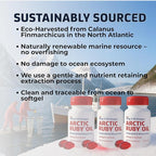 Arctic Ruby Oil - Omega 3 Supplement with Astaxanthin 2mg - Contains Essential Fatty Acids & Antioxidants - Supports Heart, Brain, Eye, Skin, Joint & Immune Health - 60 Softgels (3 Pack)