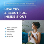 DR. EMIL NUTRITION Multi Collagen Peptides Plus Biotin and Vitamin D - Biotin and Collagen Supplements for Hair Skin and Nails - Biotin Pills for Hair Growth