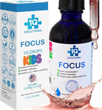 1Q Focus – Liquid Cognitive & Brain Support Natural Drops for Kids | Acetyl L-Carnitine + B1, B6, B12 & Folate | Sugar-Free, Vegan, Non-GMO, Gluten-Free | Advanced Absorption | 2 fl oz 30 Servings