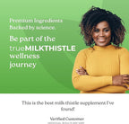 NatureCity TrueMilkThistle | Milk Thistle Supplement 525mg | Milk Thistle (80% silymarin) containing 420mg of Silymarin | Antioxidant Support | Liver Support Supplement | 60 Veggie Capsules