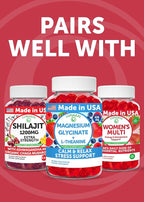 Lunakai USA Made KSM-66 Ashwagandha Gummies for Women & Men – Daily Vegan Supplement for Stress, Mood & Sleep Support, 60ct