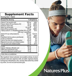 NaturesPlus Mega-Stress Complex - 60 Sustained Release Tablets - B Complex, Vitamin C Supplement with Chamomile & Herbs for Natural Calm - Gluten Free - 60 Servings