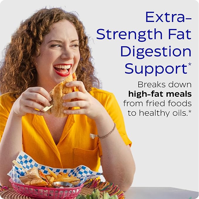 Enzymedica Lypo Gold, High Potency Lipase Digestive Enzymes for Fat Digestion, Supports Occasional Bloating Relief & Digestive Health, Keto-Friendly, Vegan, 240 Capsules