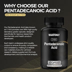 Pentadecanoic Acid, Non-GMO - 60 Capsules