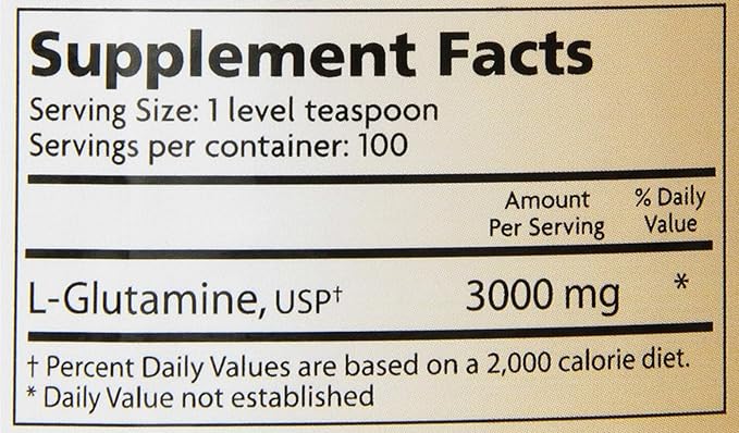 Lidtke Technologies L-Glutamine Powder, 300 Gram